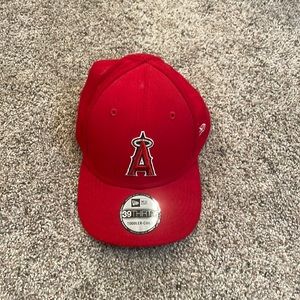 Toddler red Angel hat